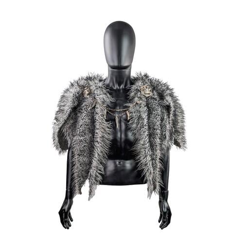 Накидка хутряна Варвар SETA Decor 25-505GY Накидка хутряна Варвар SETA Decor 25-505GY