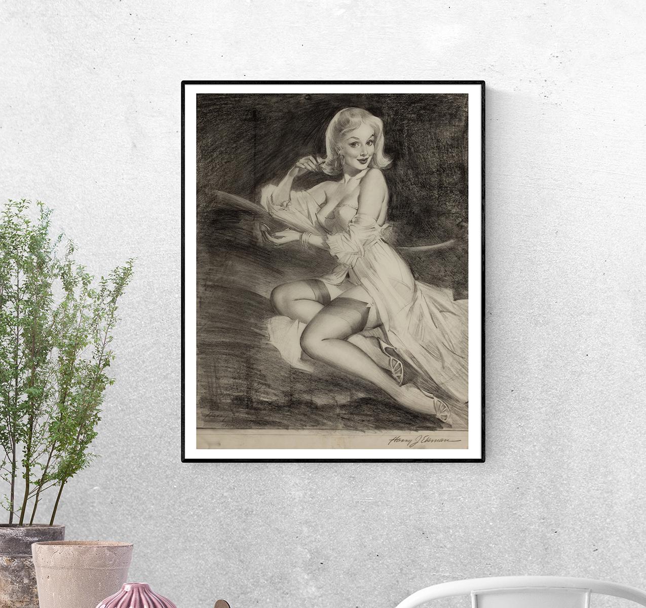 Постер Наводит красоту Гарри Экмана формат А-0 (pin_up010207_Poster)