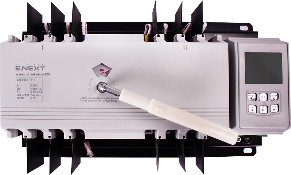 Автомат ввода резерва E.NEXT e.industrial.ats.4.125 4P 125А (i088003) - фото 3 Автомат ввода резерва E.NEXT e.industrial.ats.4.125 4P 125А (i088003) - фото 3