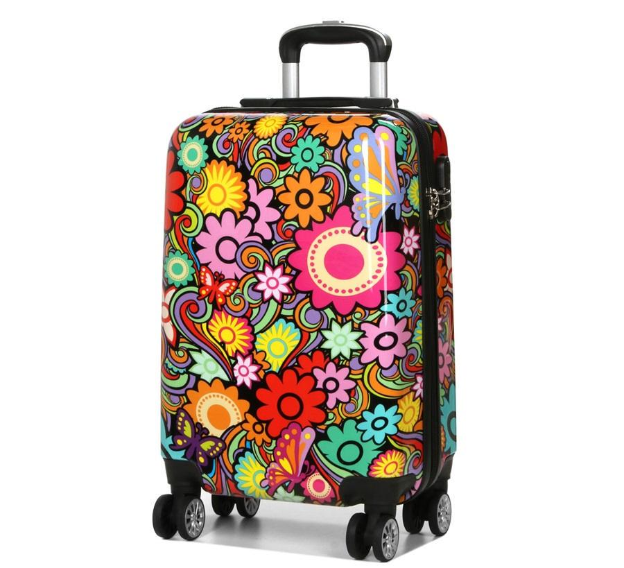 Чемодан малая ручная кладь Madisson Snowball 96820X поликарбонат S 38 л Разноцветный