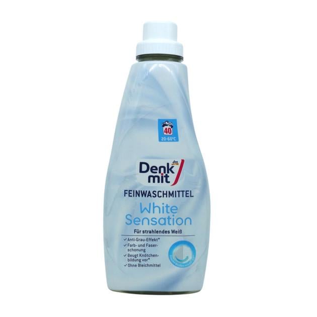 Гель для прання білих речей Denkmit White Sensation 40 ст 1000 мл