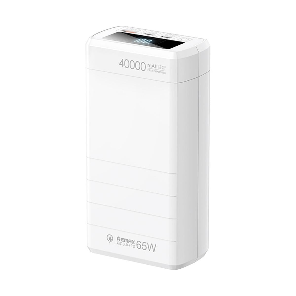 Павербанк Remax RPP-310 Dinba QC+PD 65W 40000 mAh Білий