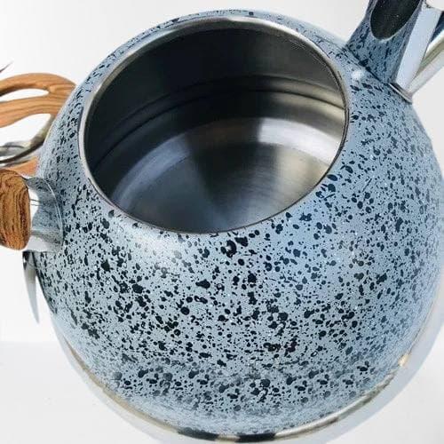 Чайник зі свистком для індукційної плити Edenberg EB-1986 мармурове покриття 3 л Сірий (2530556643) - фото 4 Чайник зі свистком для індукційної плити Edenberg EB-1986 мармурове покриття 3 л Сірий (2530556643) - фото 4