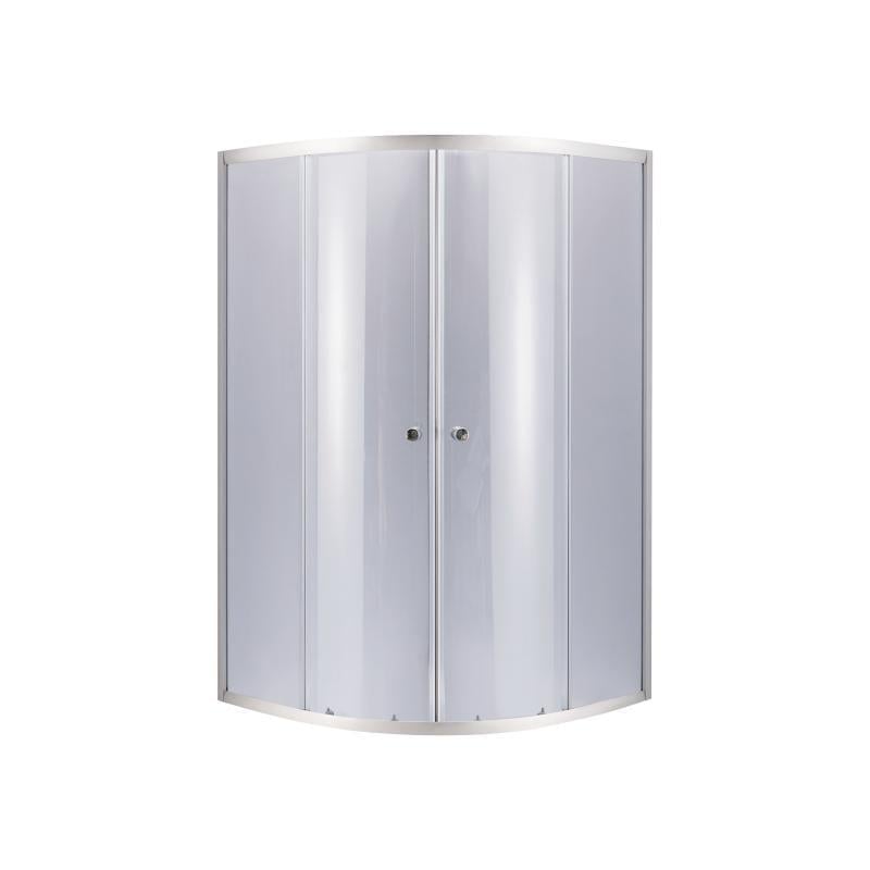 Душова кабіна Lidz Latwa SC80x80.SAT.HIGH.GR скло тоноване 4 мм без піддону (46744)