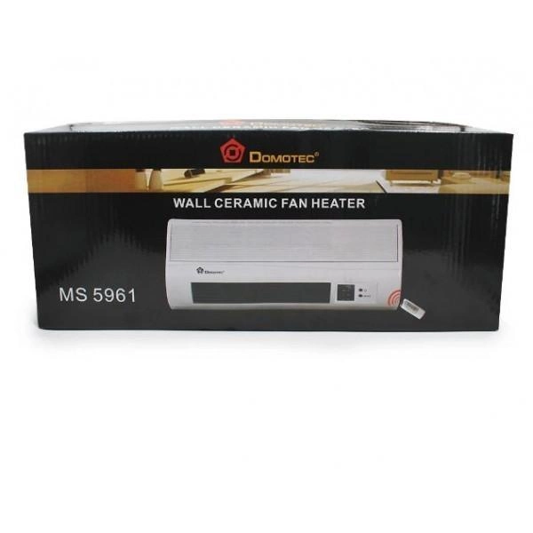 Тепловентилятор настінний Domotec MS-5961 2000W Білий (6-4-248981983) - фото 3