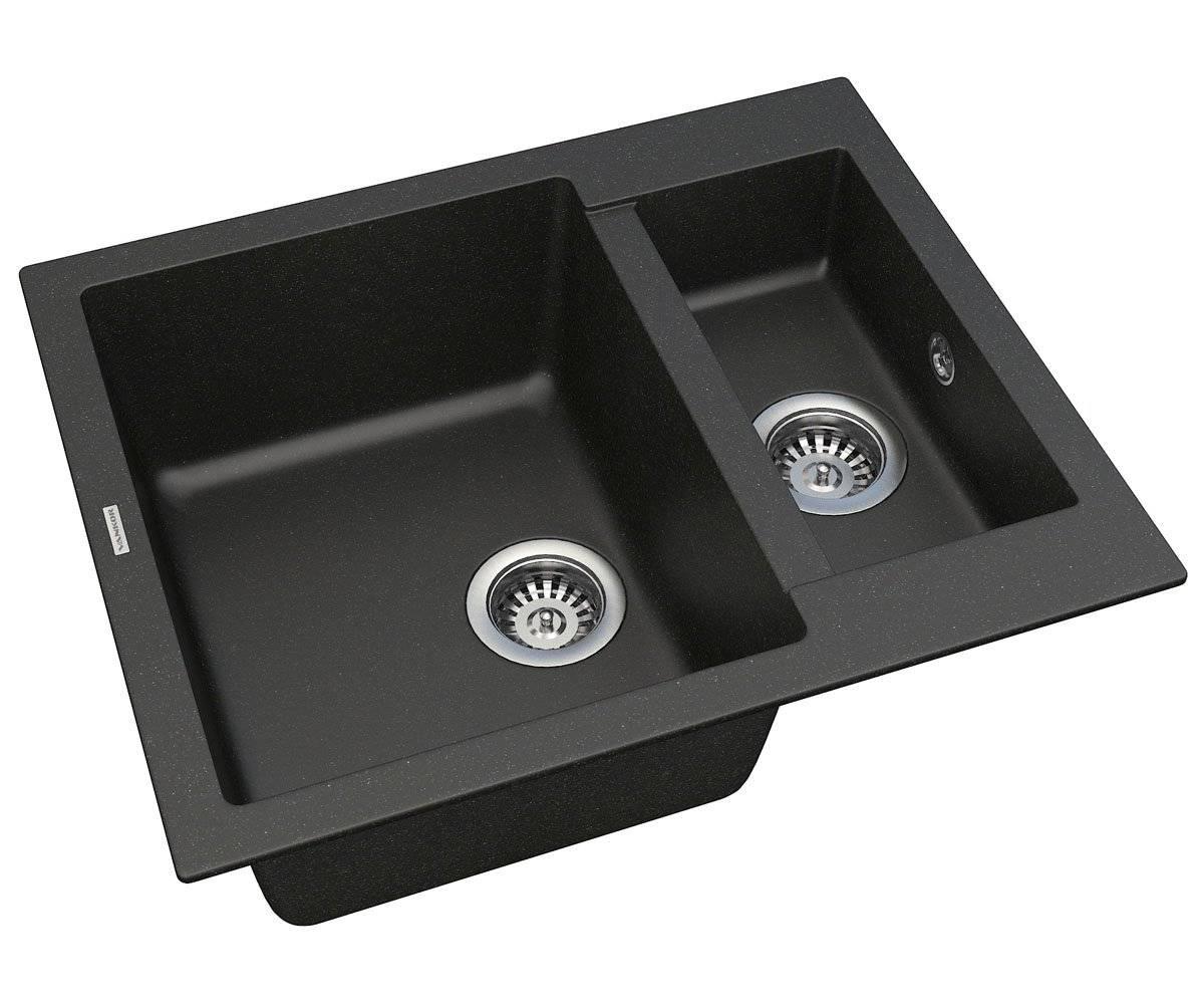 Мойка для кухни Ванкор Orman OMP 03.61 кварцевая Черный (620)