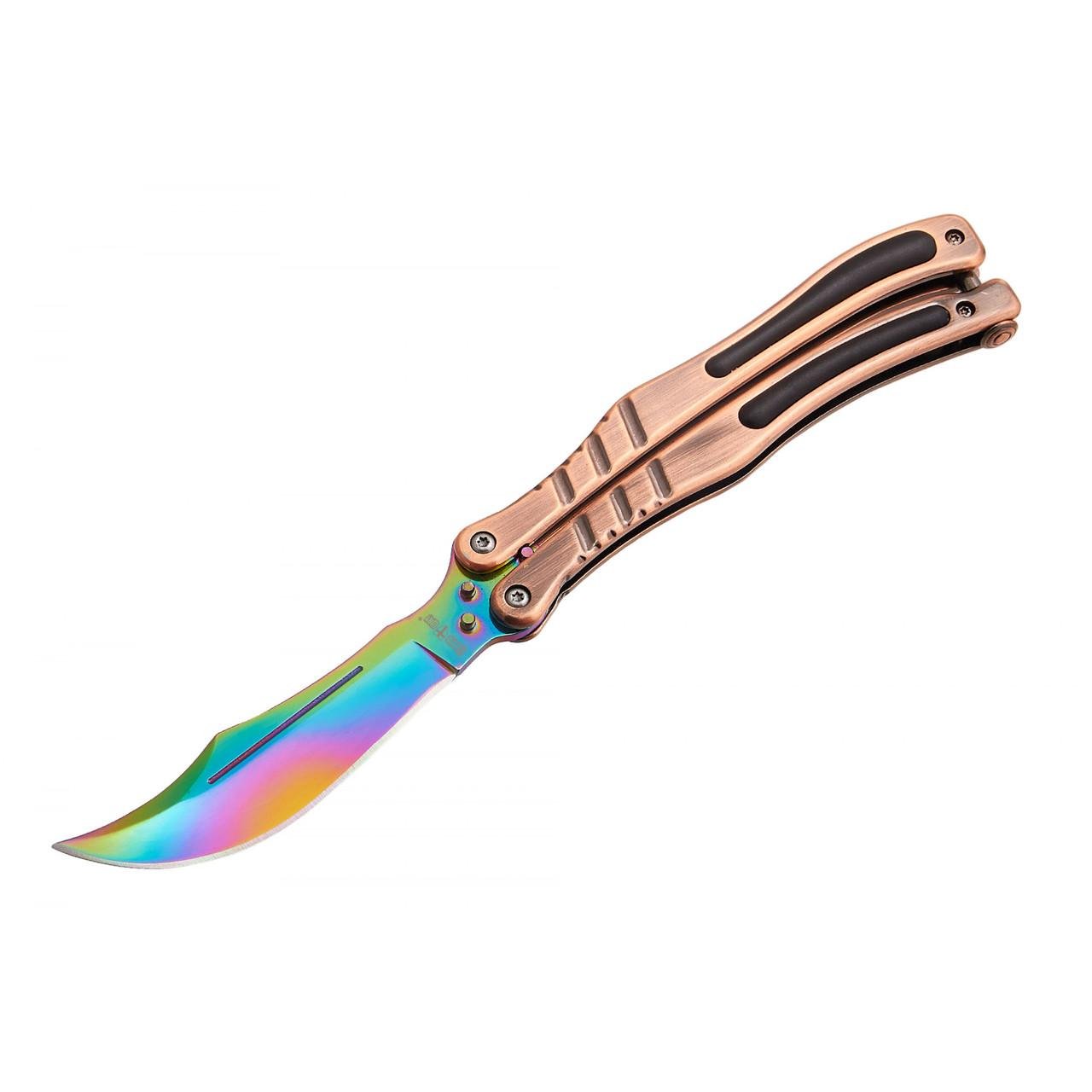 Ніж балісонг Grand Way 12-A anodized Chameleon (26068419)