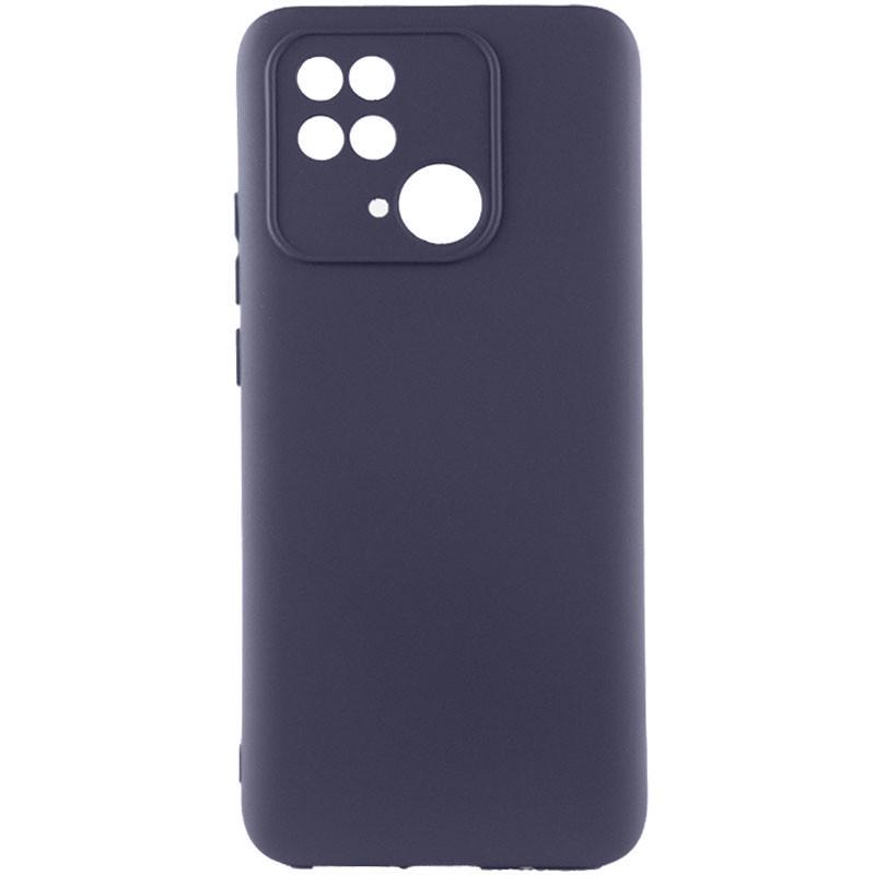 Противоударный чехол Silicone Cover Lakshmi Full Camera (AAA) для Xiaomi Redmi 10C Серый / Dark Gray