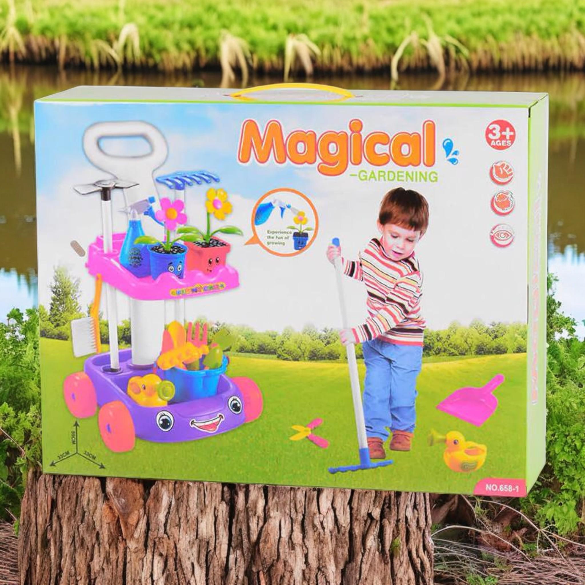 Игровой набор Shantou Gepai Magical Gardening Маленький садовник 16 элементов (G_658-1) - фото 3 Игровой набор Shantou Gepai Magical Gardening Маленький садовник 16 элементов (G_658-1) - фото 3