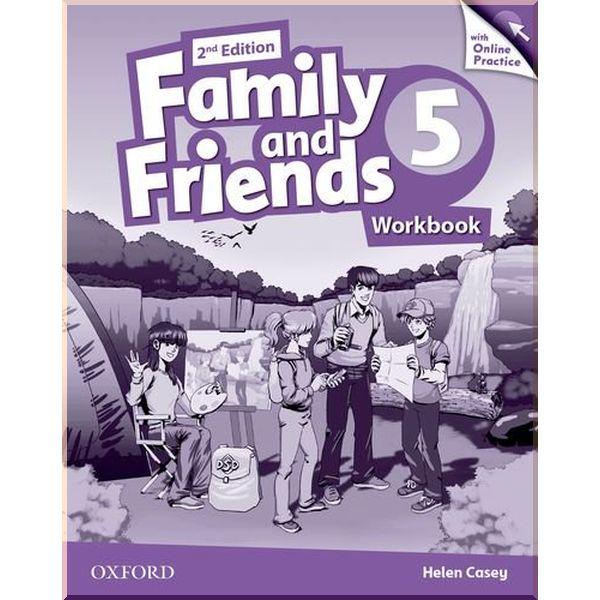 Книга Helen Casey "Family and Friends 2nd Edition 5 Workbook with Online Practice" (ISBN:9780194808668)