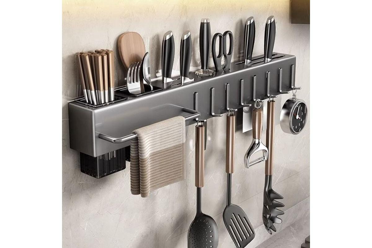 Полиця-органайзер настінний SKLM-5 50 см Сірий (25036818) - фото 3 Полиця-органайзер настінний SKLM-5 50 см Сірий (25036818) - фото 3