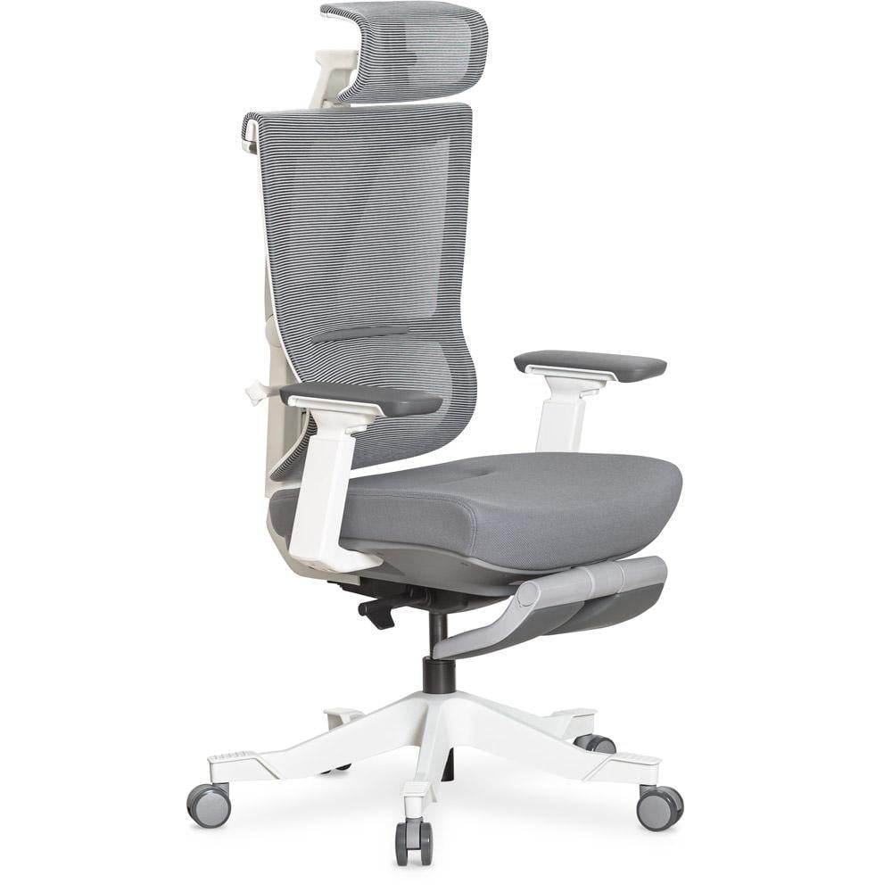 Офисное кресло Mealux S6 Air Fabric Grey/White (HF-S6 F/GW)