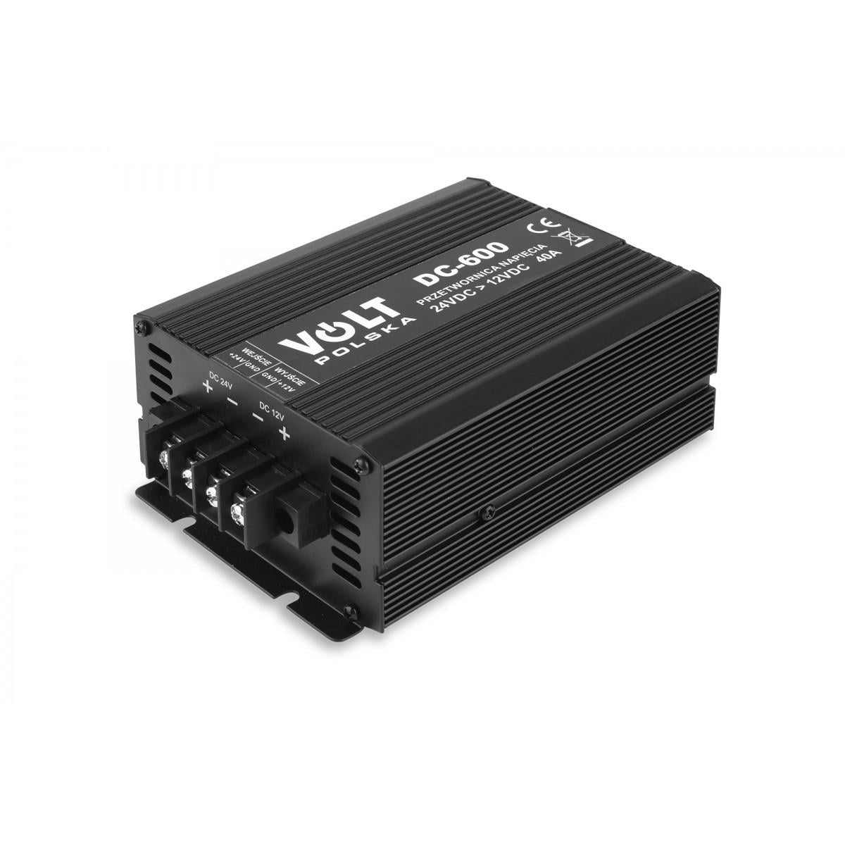 Преобразователь напряжения Volt Polska DC 600 24VDC/12VDC 600W (4ZDC9500ST)