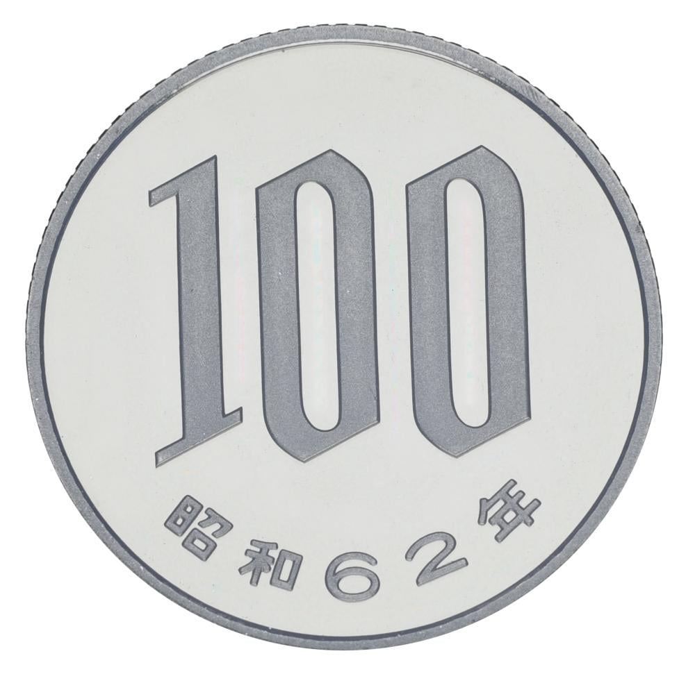 Колекційна монета Японія 100 єн 1987 Proof (М24730)