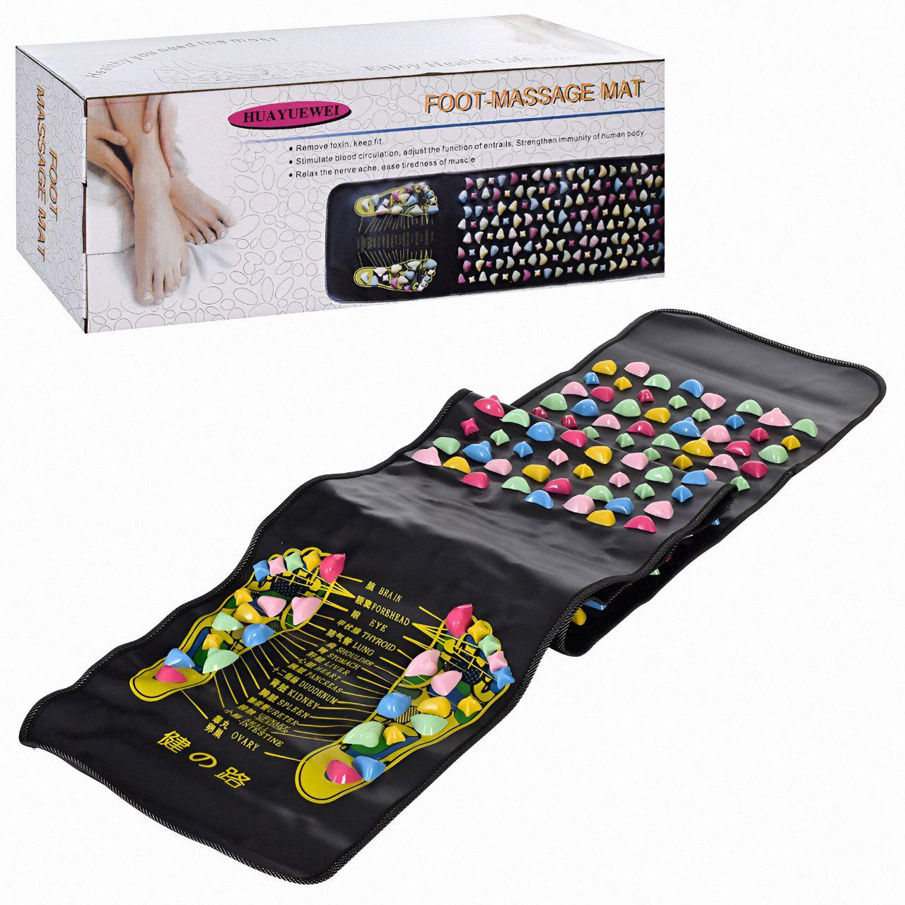 Коврик-дорожка с камнями ортопедический массажный MS 2886 - фото 5 Коврик-дорожка с камнями ортопедический массажный MS 2886 - фото 5