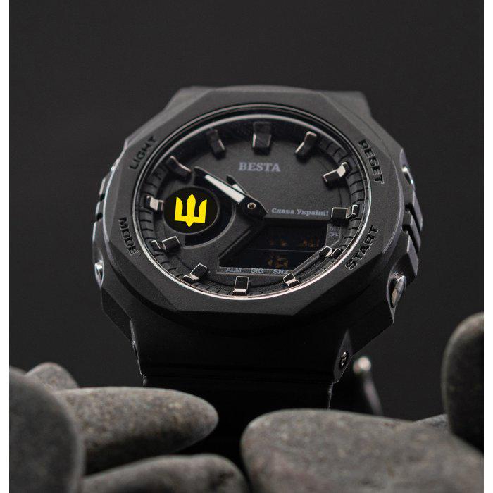 Годинник наручний чоловічий Besta Jocker Petriot Black (1718) - фото 4