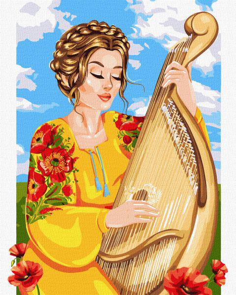 Картина по номерам Идейка Играй моя бандура 40x50 см (KHO4981)
