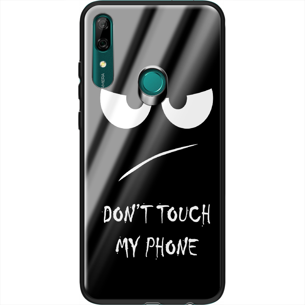 Чехол Boxface Huawei P Smart Z Don't Touch my Phone Черный силикон со стеклом (37381-up535-37725)