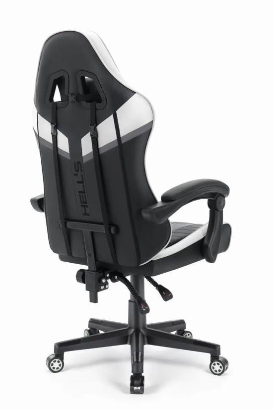 Кресло компьютерное Hell's Chair HC-1004 White/Black (А9) - фото 3