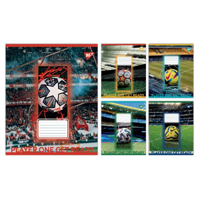 Тетрадь ученическая YES Football stadium А5/48 кл. (767751) - фото 2 Тетрадь ученическая YES Football stadium А5/48 кл. (767751) - фото 2