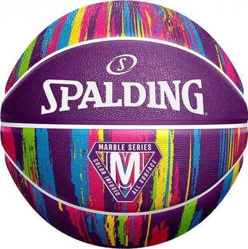 Баскетбольний м'яч Spalding MARBLE BALL р. 7 Фіолетовий (84403Z) Баскетбольний м'яч Spalding MARBLE BALL р. 7 Фіолетовий (84403Z)
