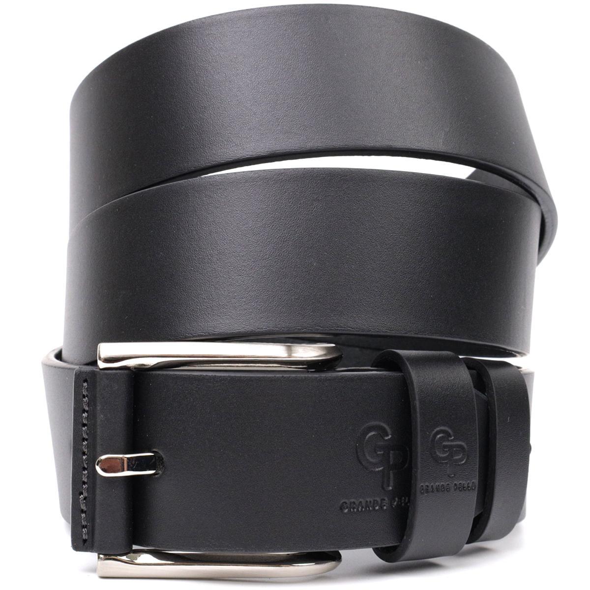 Ремень Grande Pelle Belt 11685 из натуральной кожи Черный