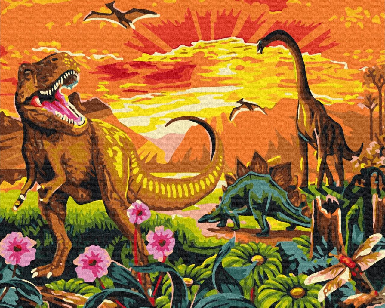 Картина по номерам Brushme Мир прошлого 40х50 см Картина по номерам Brushme Мир прошлого 40х50 см