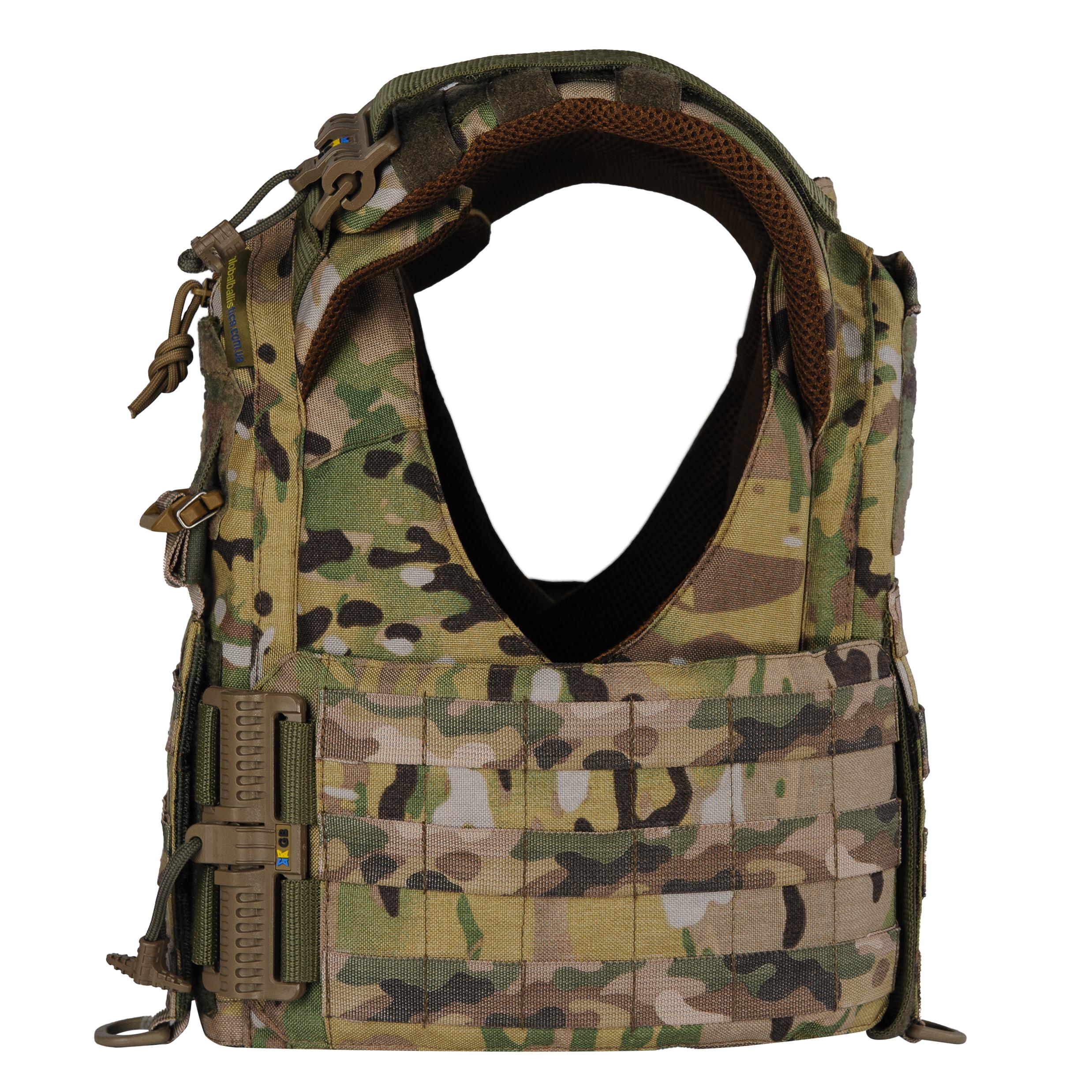 Плитоноска женская Warmor gen3 FL for Ladies Без подсумков С быстрым боковым и верхним сбросом без плит Мультикам - фото 4