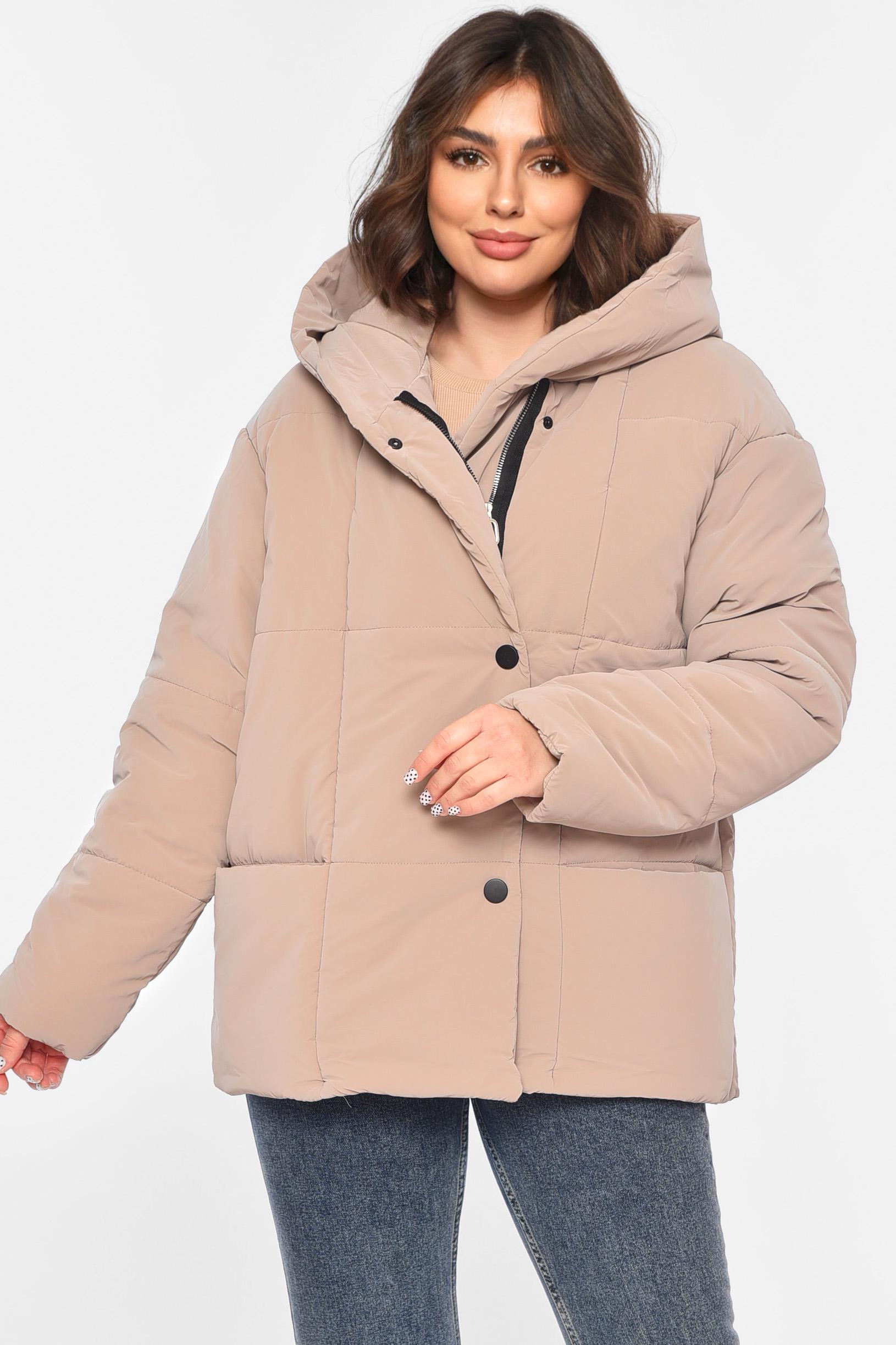 Куртка женская демисезонная M Светло-розовый (196425)