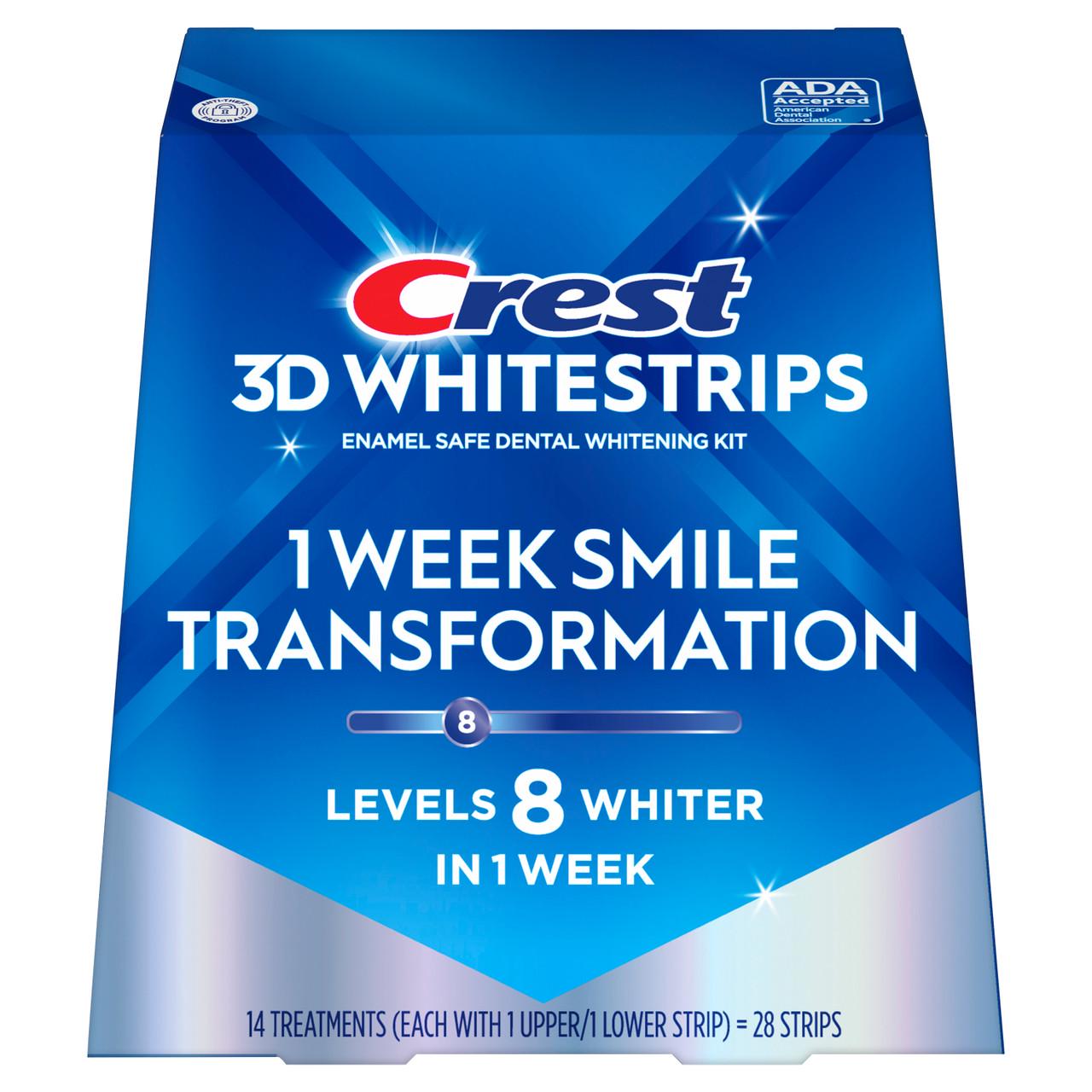 Отбеливающие полоски для зубов Crest 3D White Glamorous Whitestrips 14 пар полосок (00009) - фото 9
