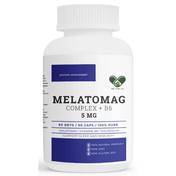 Мелатонин для сна Envie Lab Melatomag 5 мг 90 капс. (000022346)