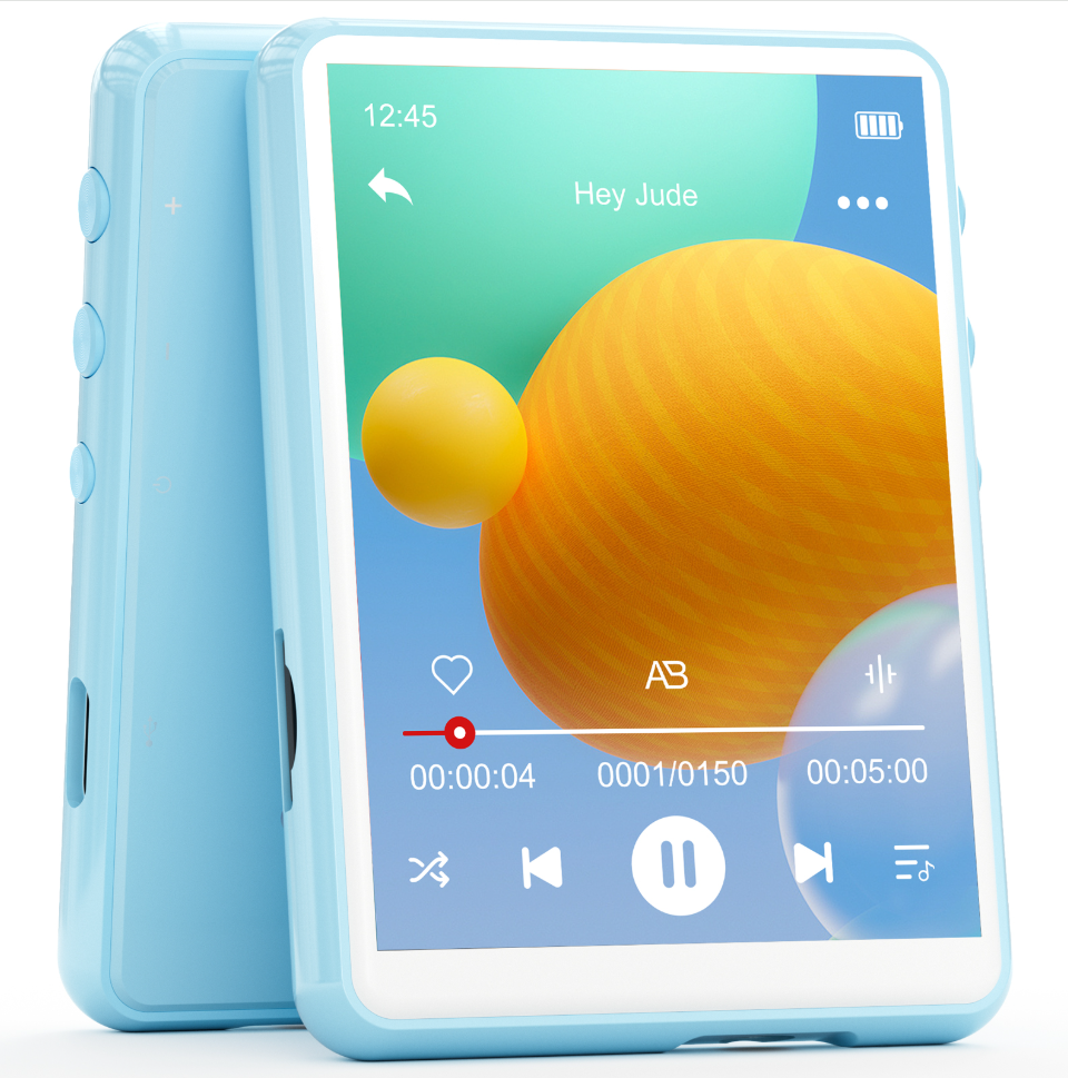 MP3-плеер M3 HI-FI/Bluetooth сенсорный 32 ГБ Голубой (МП32Б)