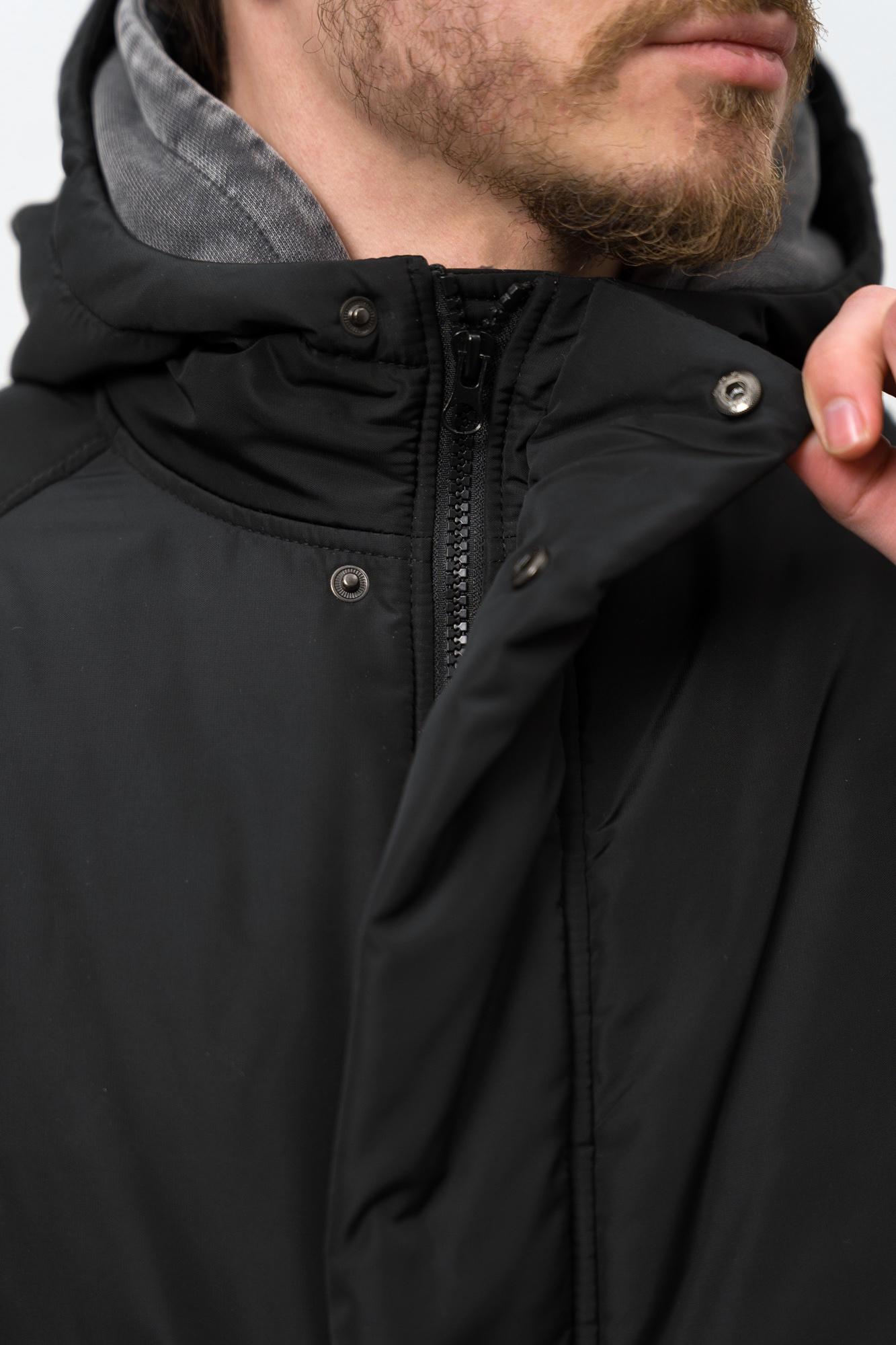 Куртка-парка зимова чоловіча Without Snowman подовжена 2XL/3XL Black (XXL 8056126 8056127) - фото 6 Куртка-парка зимова чоловіча Without Snowman подовжена 2XL/3XL Black (XXL 8056126 8056127) - фото 6