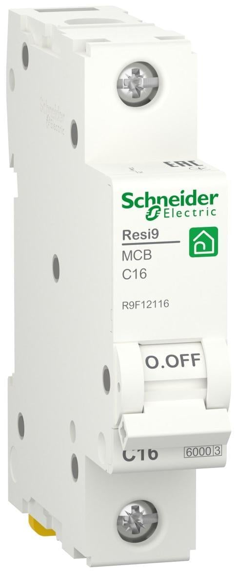 Автоматический выключатель Schneider Electric RESI9 1P 20A 6кА С (R9F12120) - фото 1 Автоматический выключатель Schneider Electric RESI9 1P 20A 6кА С (R9F12120) - фото 1