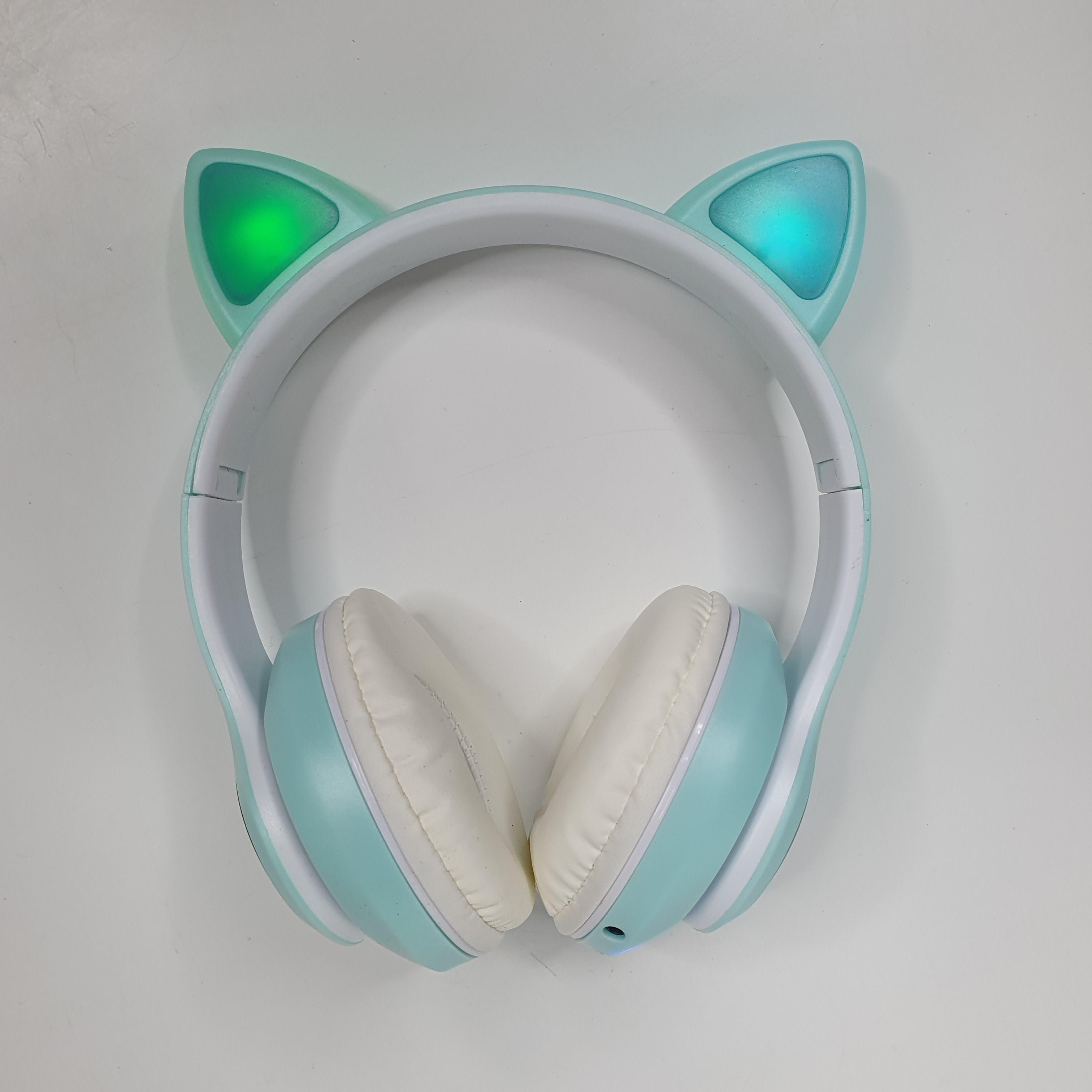 Наушники CAT с кошачьими ушками STN-28 Bluetooth Бирюзовый (10618145)