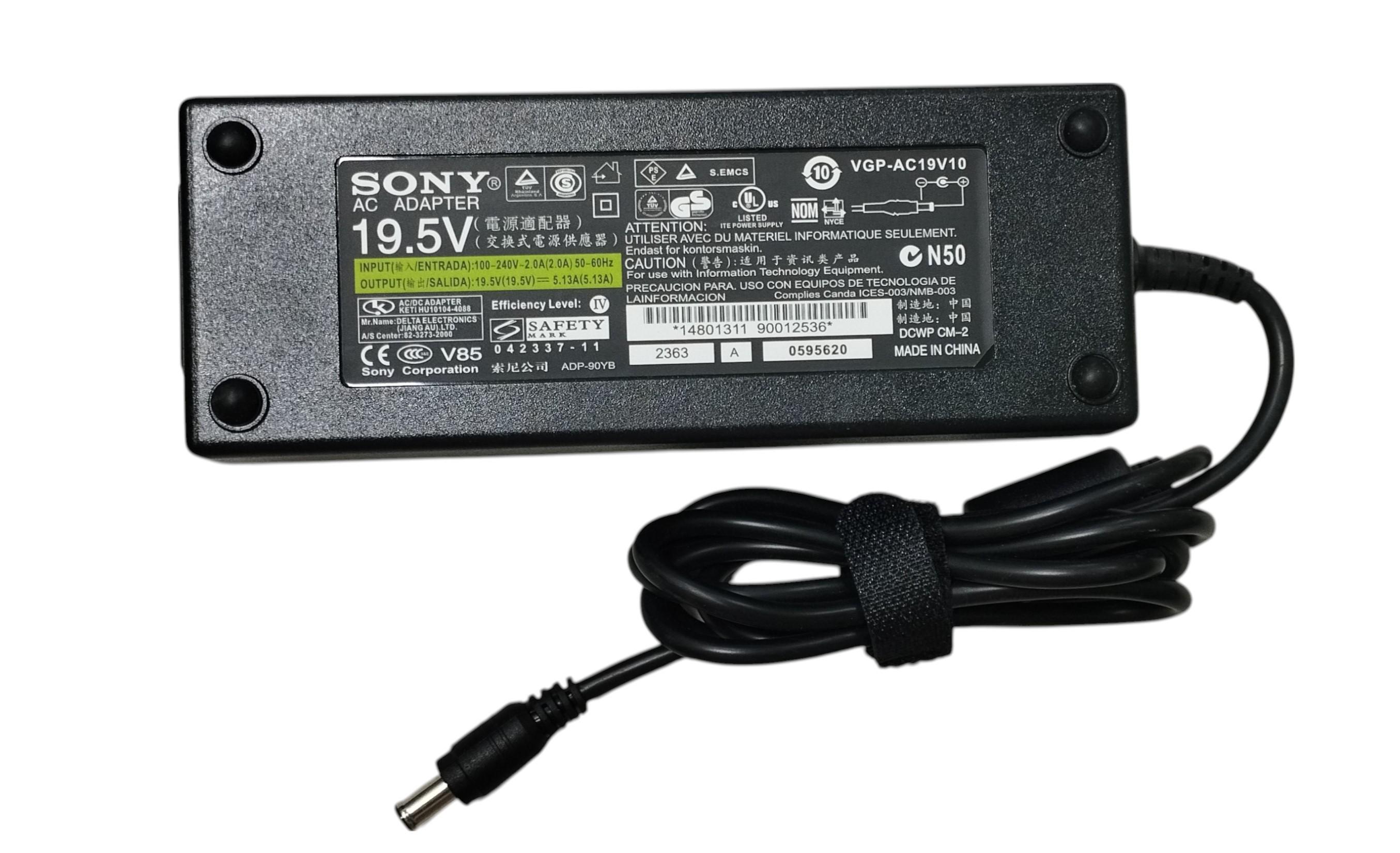 Блок питания для ноутбука Sony YDS-100A 100W 19,5V 5,13A 6,5x4,4 мм (079453)