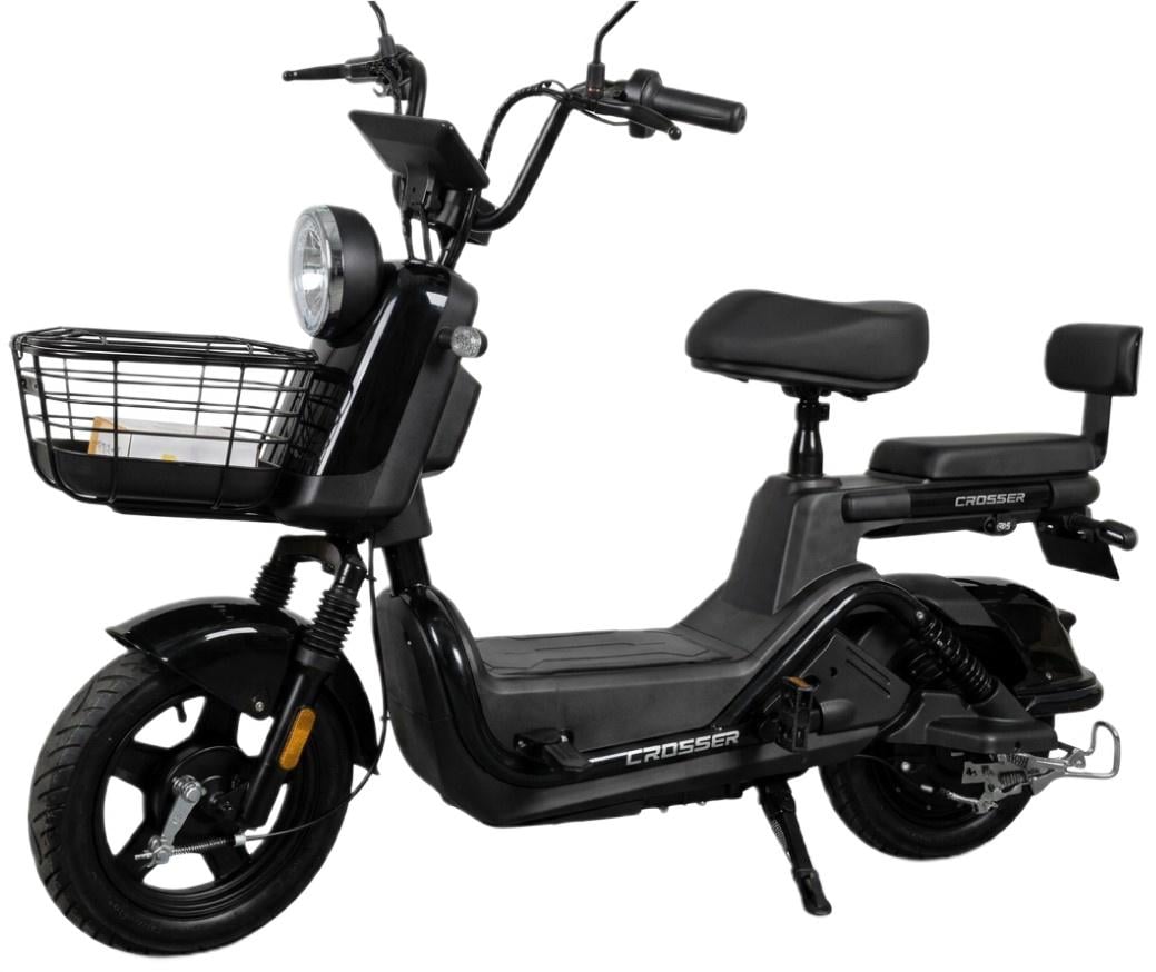 Электроскутер Crosser CR-2 60V 24 Ah 800W Черный (2104619509)
