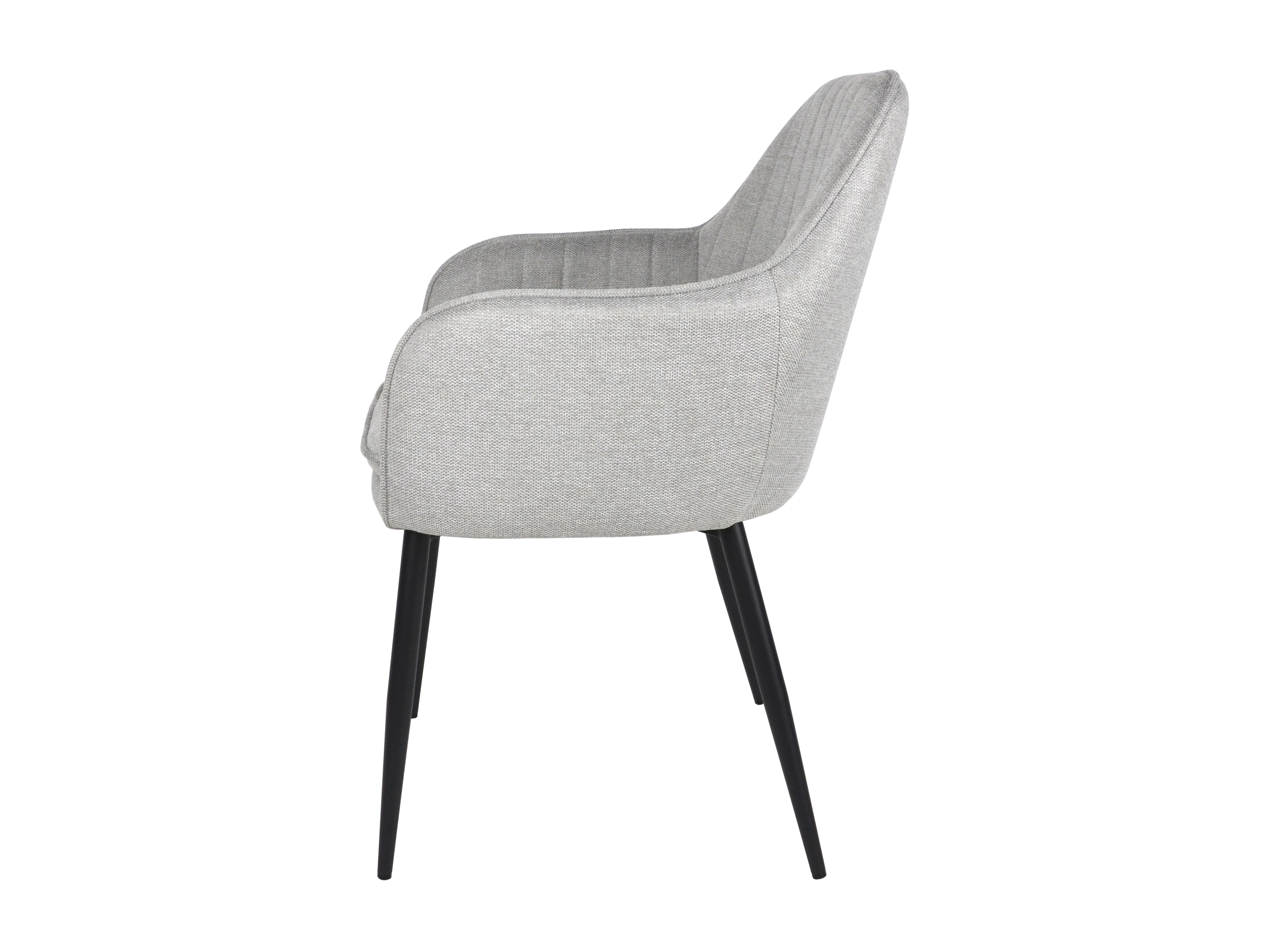 Стілець Intarsio Emily Чорний/Світло-сірий - фото 3 Стілець Intarsio Emily Чорний/Світло-сірий - фото 3