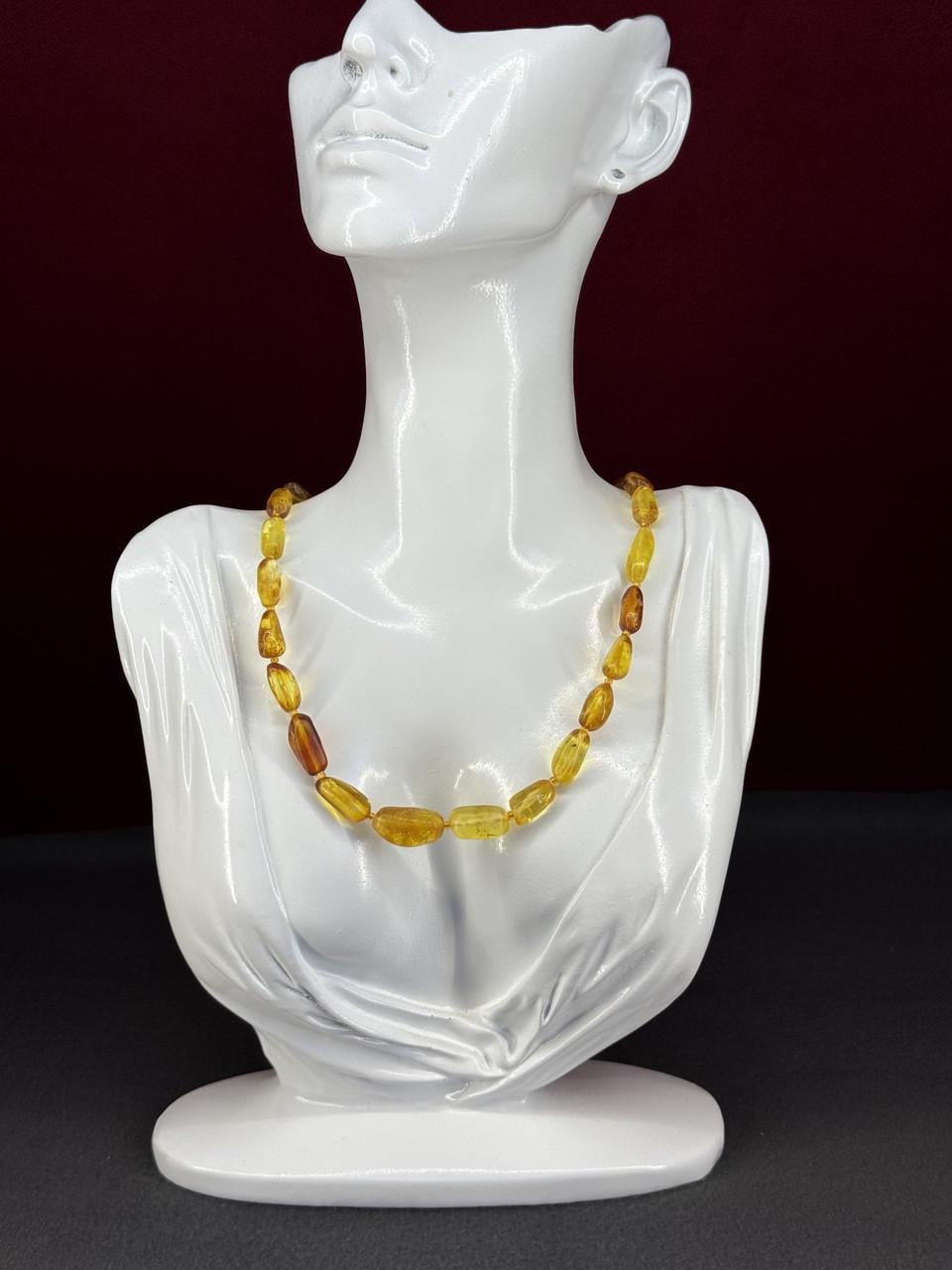 Бусы из янтаря лечебные 43 см (н-897)