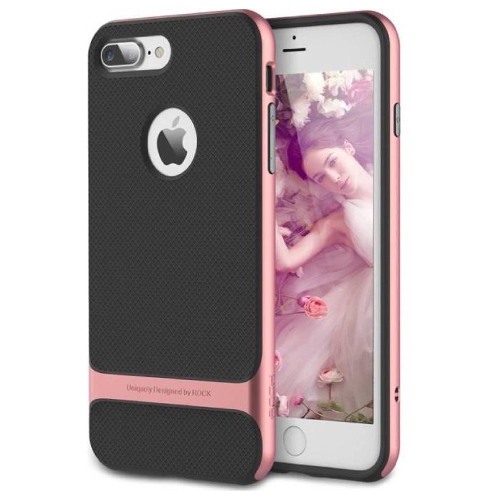 Чехол накладка Rock Royce Series Case for iPhone 7/8 Plus, Rose Gold/Black