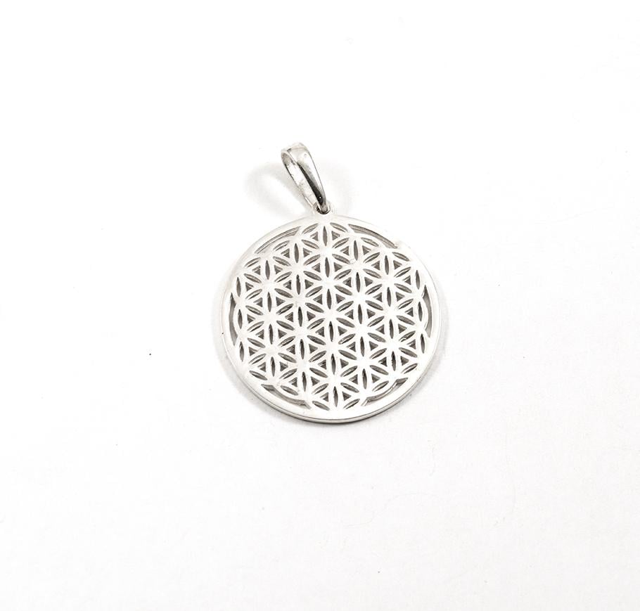 Кулон оберег большой Maxi Silver 9649 Цветок жизни (89649)