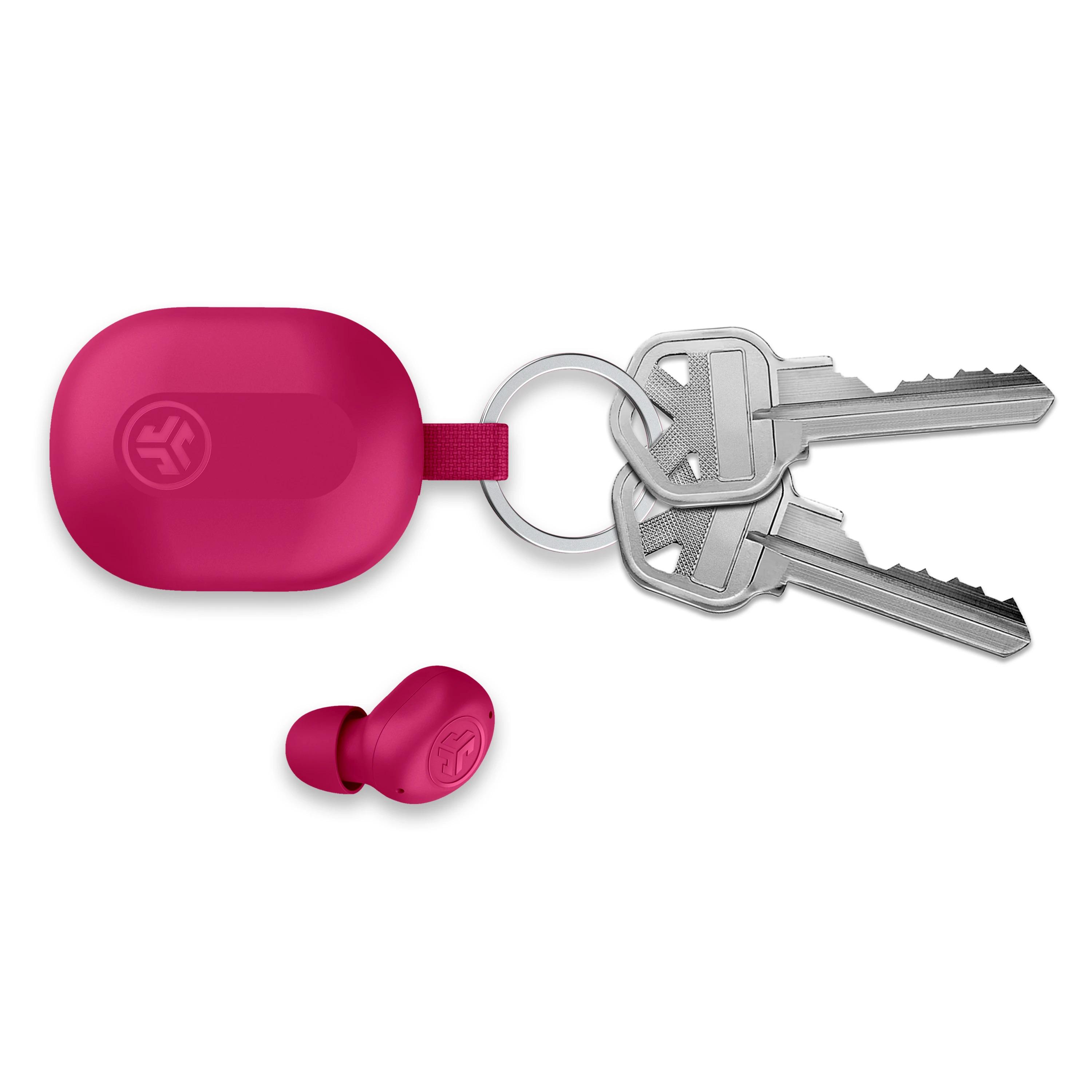 Наушники беспроводные JLab JBuds Mini Bluetooth 5.3 TWS Pink (IEUEBJBMINIRPNK124) - фото 6
