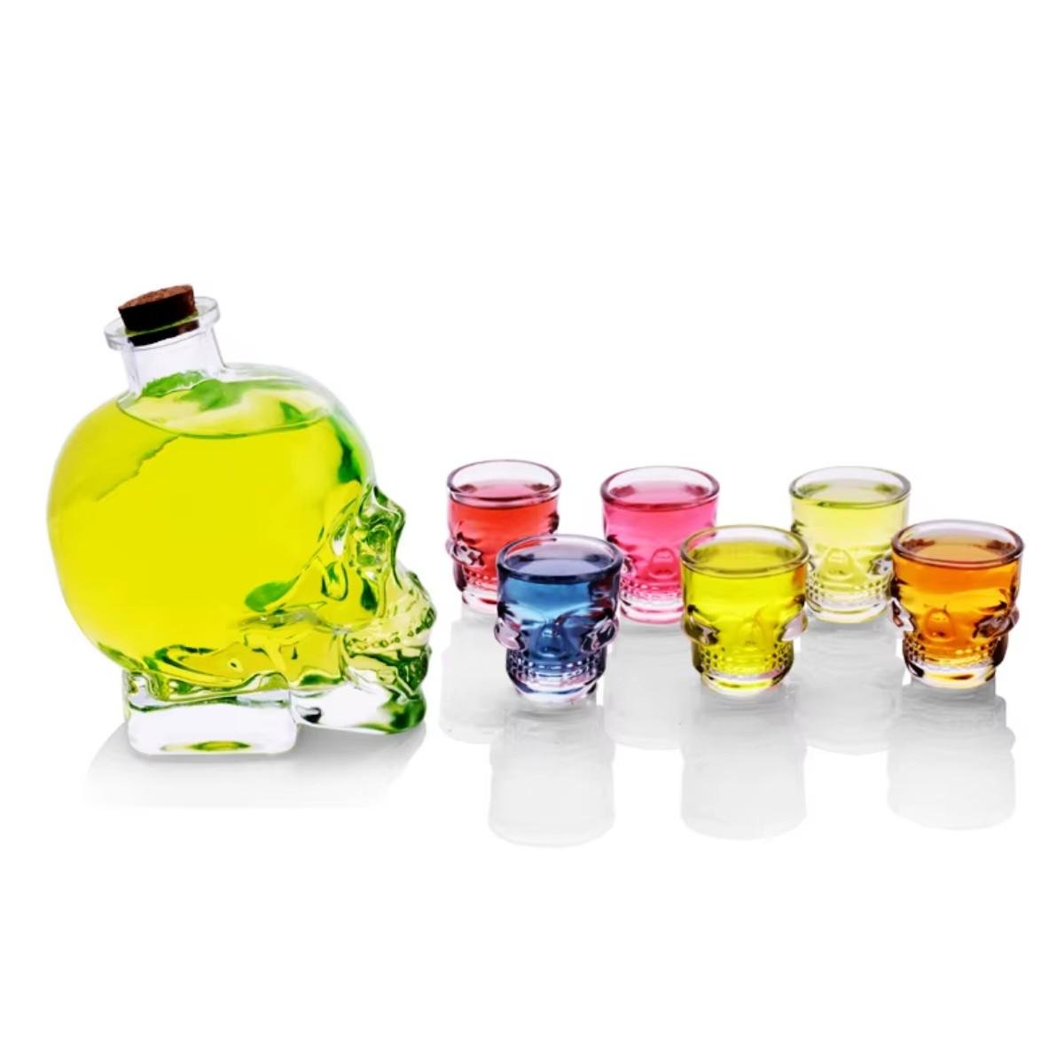 Набор графин с рюмками KITUA Череп 7 предметов - фото 4