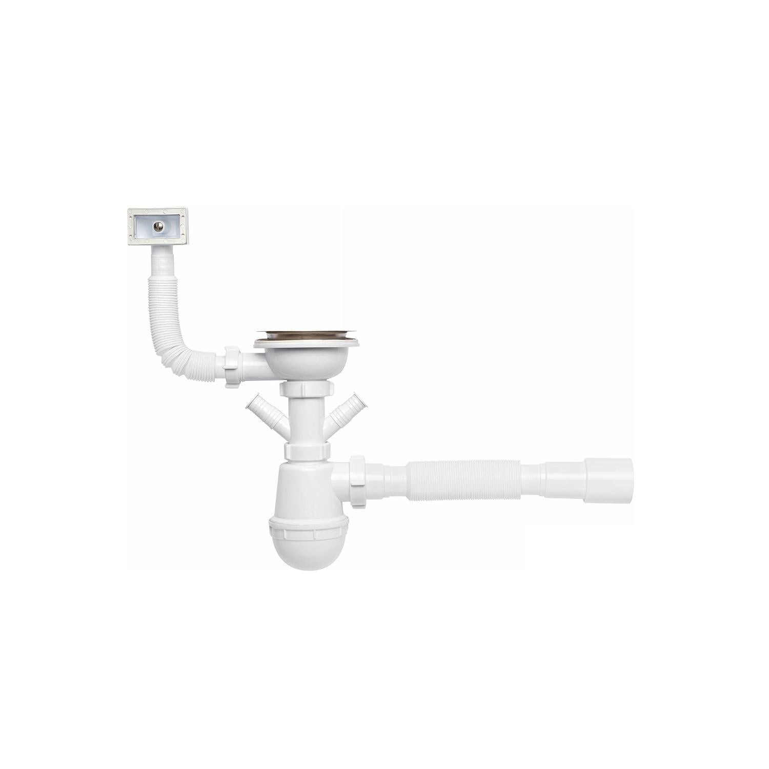 Сифон для кухонной мойки KronoPlast SM27030343 (370510)