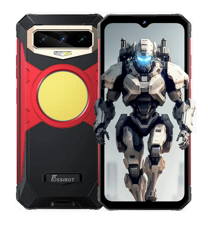 Смартфон Fossibot F102 12/256 ГБ IP69k NFC Black/Red (20602460) - фото 3