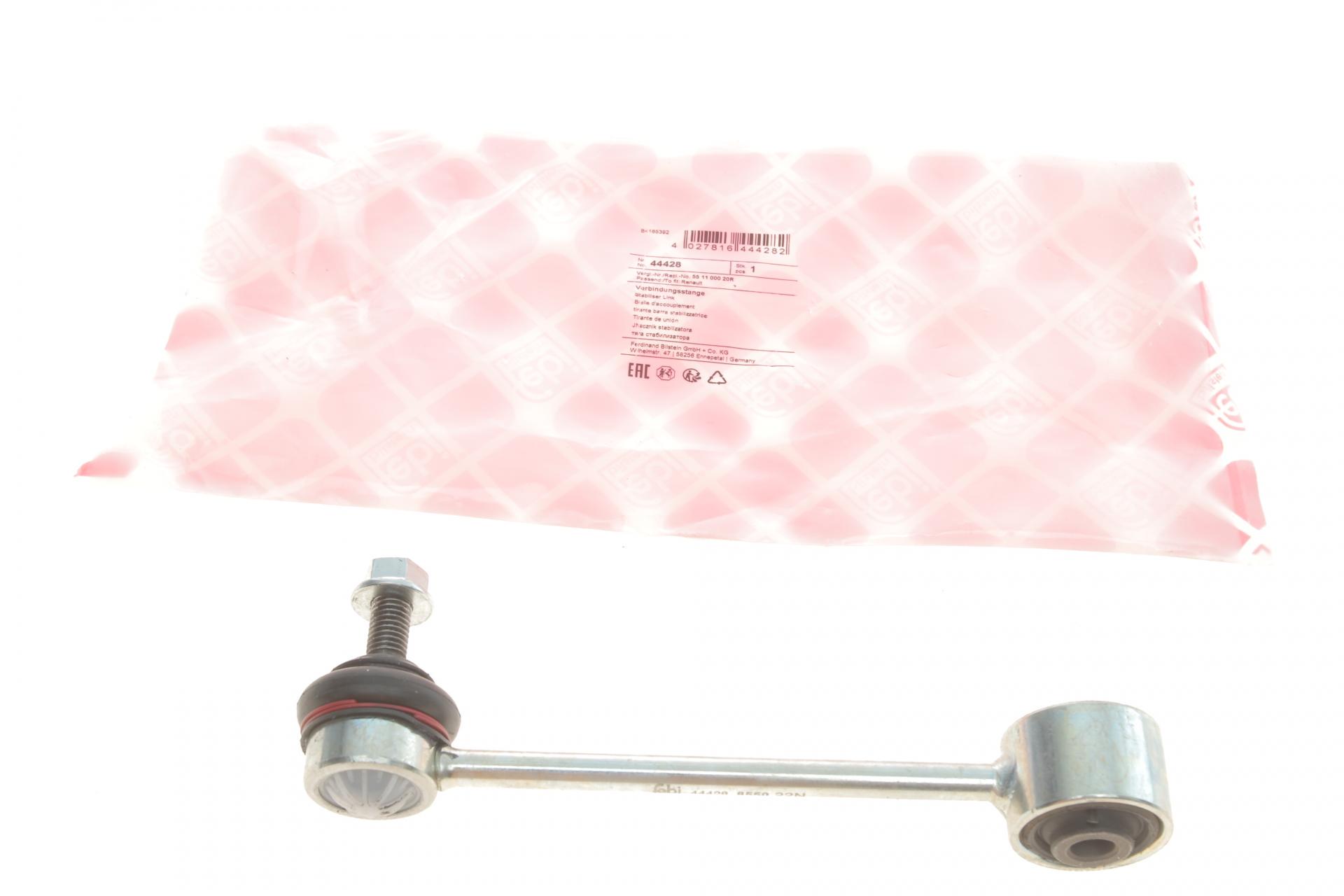 Тяга стабілізатора заднього Renault Master III/Opel Movano B 2.3CDTI 10- L=166mm - 44428 FEBI BILSTEIN