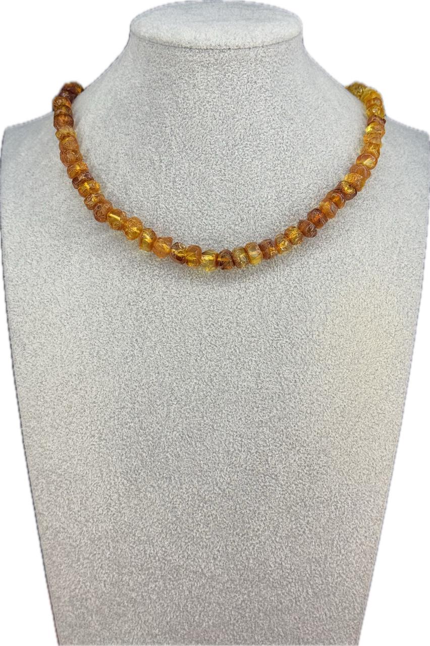 Бусы из янтаря лечебные 45 см (н-491)