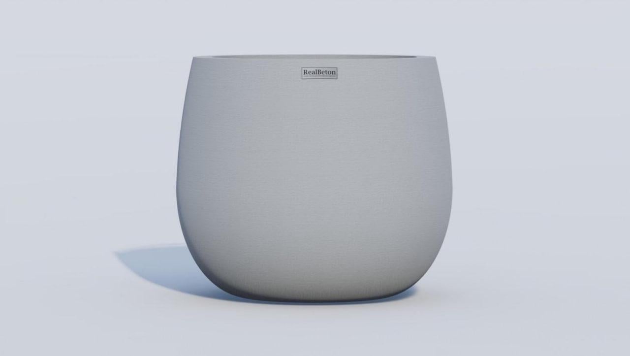 Вазон бетонный Сомелия 480x550 мм 68 кг 70 л Серый (1922300430)