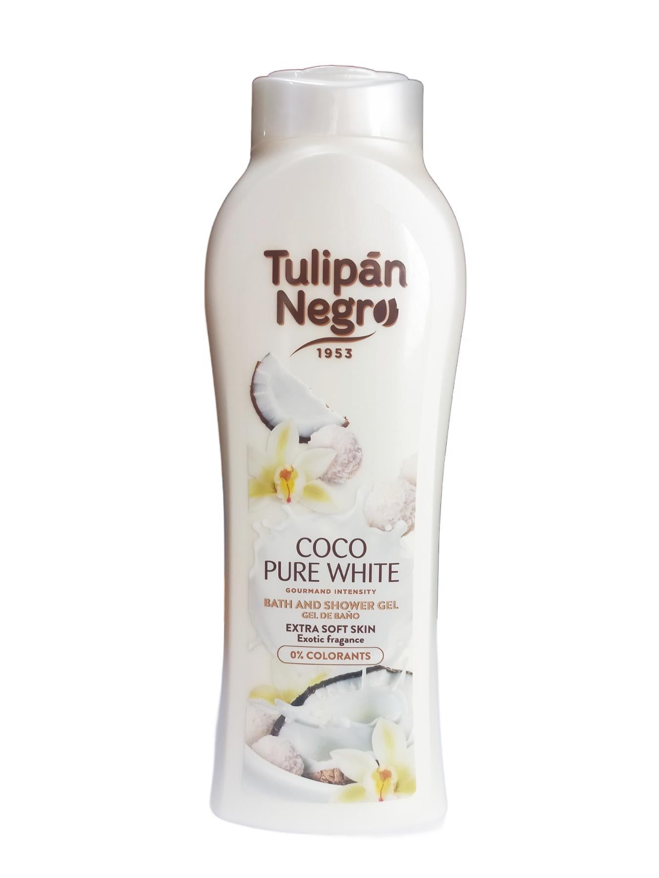 Гель для душа Tulipan Negro Coco Pure White 650 мл (126080)
