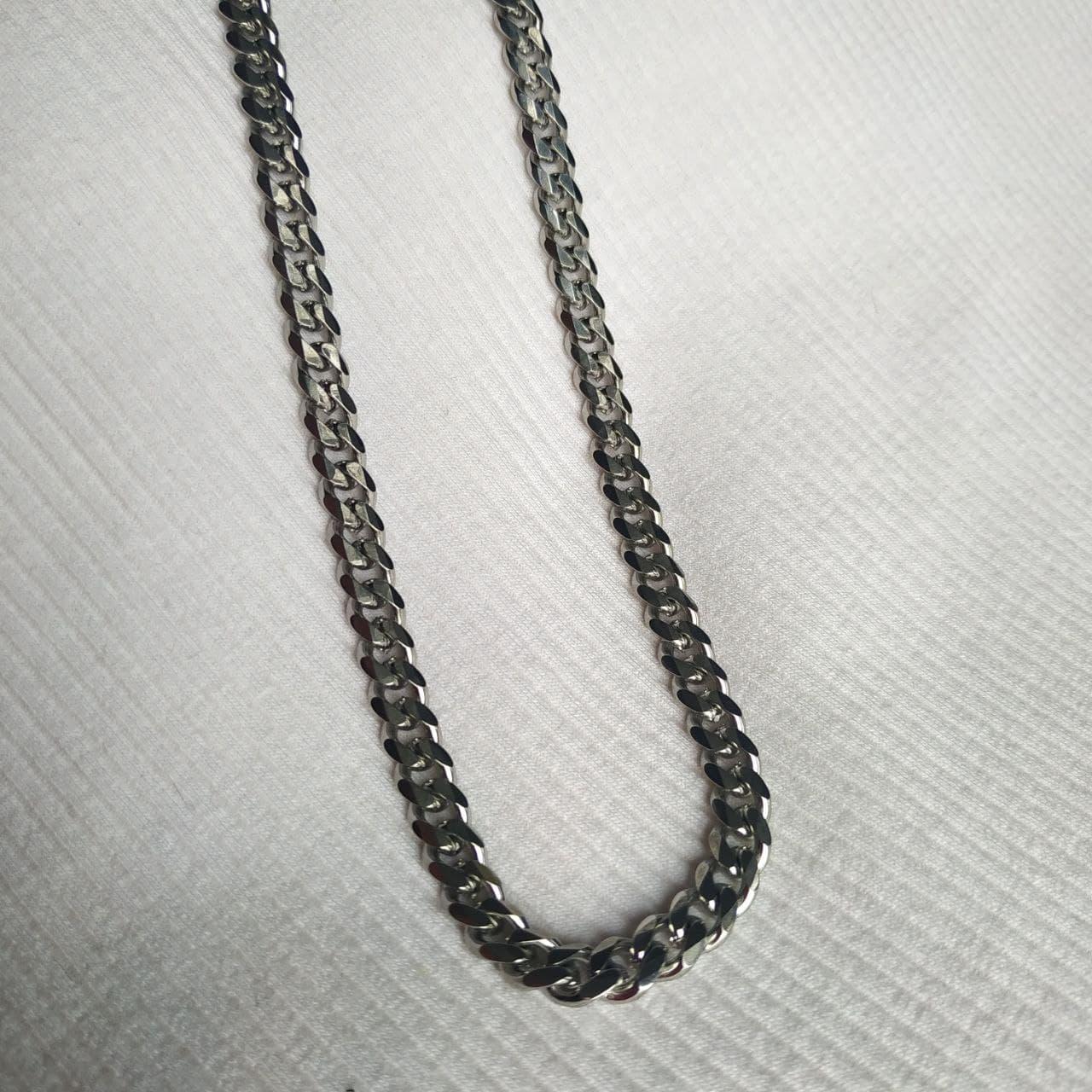 Цепочка мужская из нержавеющей стали Steel Braiding Кубинское плетение 6 мм х 57 см - фото 4